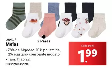 Oferta de Lupilu - Meias por 1,99€ em Lidl