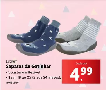 Oferta de Lupilu - Sapatos De Gatinhar por 4,99€ em Lidl