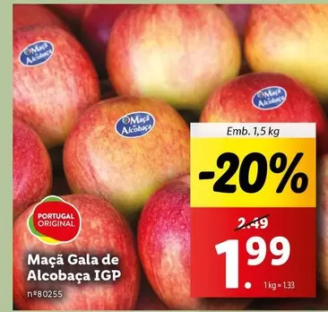 Oferta de Portugal Original - Maçã Gala De Alcobaça Igp por 1,99€ em Lidl