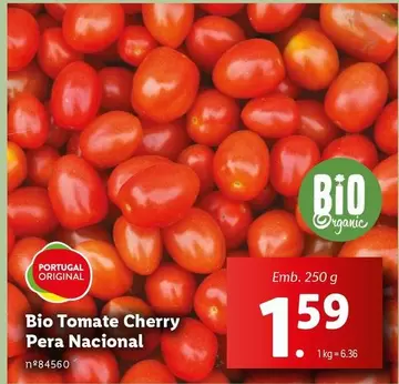 Oferta de Nacional - Bio Tomate Cherry Pera por 1,59€ em Lidl