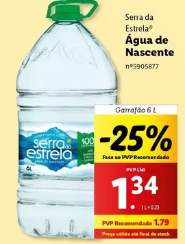 Oferta de Estrela - Estrela - Serra Da por 1,34€ em Lidl