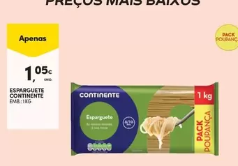 Oferta de Continente - Esparguete por 1,05€ em Continente