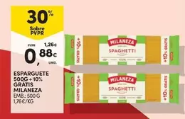 Oferta de Milaneza - Esparguete por 0,88€ em Continente