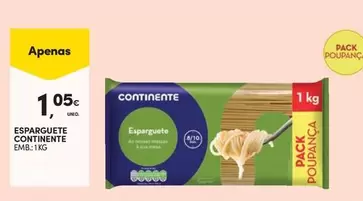 Oferta de Continente - Esparguete por 1,05€ em Continente