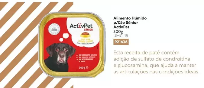 Oferta de Danone - Alimento Húmido P/Cgo Sénior Activpetem Recheio