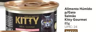 Oferta de Gourmet - Kitty  - Alimento Humido P/Gato Salmãoem Recheio