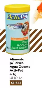 Oferta de ActivPet - Alimento P/Peixes Agua Quenteem Recheio