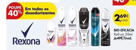 Oferta de Rexona - Bio-Eficacia por 2,69€ em Pingo Doce