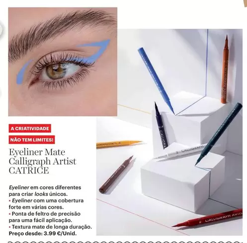 Oferta de Gatrice - Eyeliner Mate Calligrap Artist por 3,99€ em Auchan