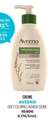 Oferta de Aveeno - Creme  por 8,17€ em Auchan