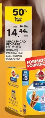 Oferta de Pedigree - Snack P/ Cao por 14,44€ em Continente