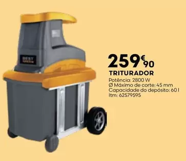 Oferta de Triturador por 259,9€ em Bricomarché