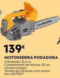 Oferta de .Com - Motosserra Podadora por 139€ em Bricomarché