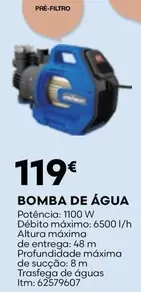 Oferta de Bomba De Água por 119€ em Bricomarché