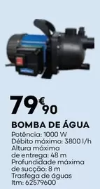 Oferta de Bomba De Água por 79,9€ em Bricomarché