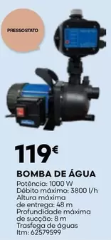 Oferta de Bomba De Água por 119€ em Bricomarché