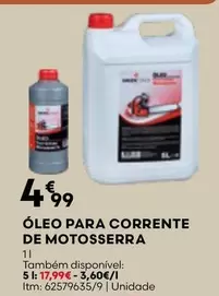 Oferta de Oleo Para Corrente De Motosserra por 4,99€ em Bricomarché