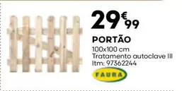 Oferta de Portao por 29,99€ em Bricomarché