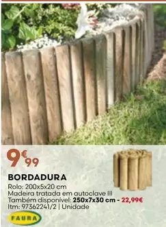 Oferta de Madeira - Bordadura por 9,99€ em Bricomarché