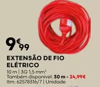 Oferta de Extensão De Fio Elétrico por 9,99€ em Bricomarché