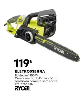 Oferta de Ryobi - Eletrosseria por 119€ em Bricomarché