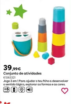 Oferta de Conjunto De Actividades por 39,99€ em Toys R Us