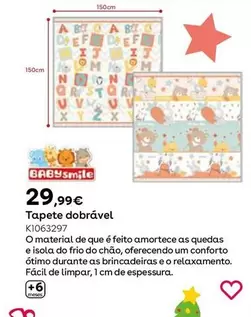 Oferta de Babysmile - Tapete Dobrável por 29,99€ em Toys R Us