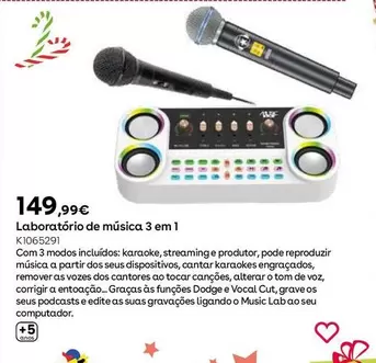 Oferta de Laboratório De Música 3 Em 1 por 149,99€ em Toys R Us