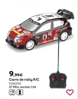 Oferta de Carro De Rally R/c por 9,99€ em Toys R Us