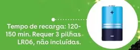 Oferta de Tempo De Recarga: 120- 150 Min. Requer 3 Pilhas LR06, Não Incluídasem Toys R Us