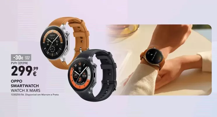 Oferta de Oppo - OPPO - Smartwatch Watch 1 Mars por 299,99€ em Radio Popular