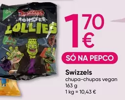 Oferta de Monster - Swizzels - Chupa-chupas Vegan por 1,7€ em Pepco