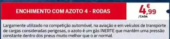 Oferta de .Com - Enchimento Com Azoto 4 por 4,99€ em E.Leclerc