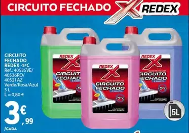 Oferta de Redex - Circuito Fechado por 3,99€ em E.Leclerc