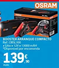 Oferta de Osram - Booster Arranque Compacto por 139,9€ em E.Leclerc