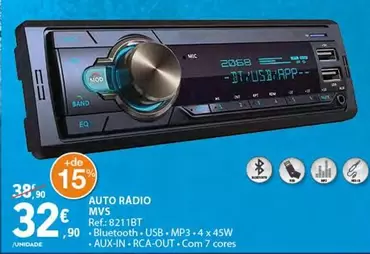 Oferta de Mvas - Auto Radio por 32€ em E.Leclerc