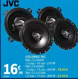 Oferta de JVC - Colunas por 16,9€ em E.Leclerc