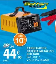 Oferta de Portugal - Bottari - Carregador Bateria Metálico por 44,9€ em E.Leclerc