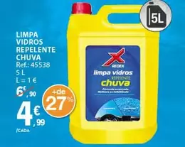 Oferta de Redex - Chuva - Limpa Vidros Repelente por 4,99€ em E.Leclerc