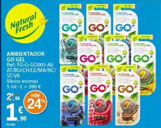 Oferta de Go Go Go - Ambientador Go Gel por 1,9€ em E.Leclerc