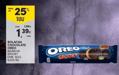 Oferta de Oreo - Bolacha Chocolate por 1,39€ em Continente