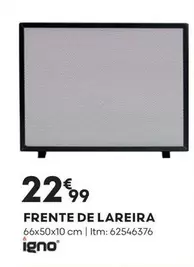 Oferta de Frente De Lareira por 22,99€ em Bricomarché