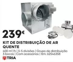 Oferta de .Com - Kit De Distribução De Ar Quente por 239€ em Bricomarché