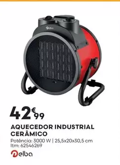 Oferta de Delba - Aquecedor Industrial Ceramico por 42,99€ em Bricomarché