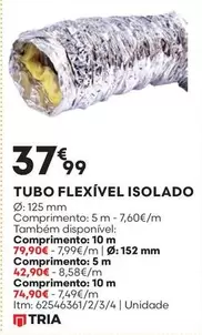 Oferta de Tubo Flexivel Isolado por 37,99€ em Bricomarché