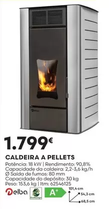 Oferta de A+ - D.o.l.ba - Caldeira A Pellets por 1799€ em Bricomarché