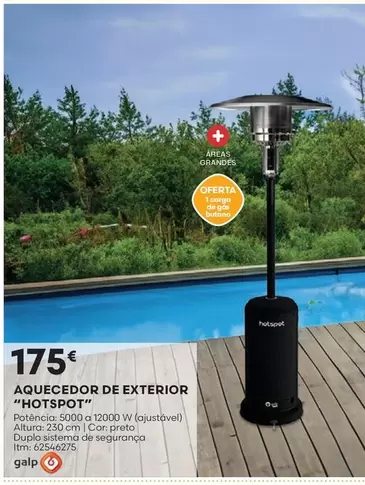 Oferta de A+ - Hotspot - Aquecedor De Exterior por 175€ em Bricomarché