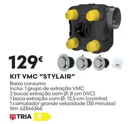 Oferta de B! - Kit Vmc por 129€ em Bricomarché