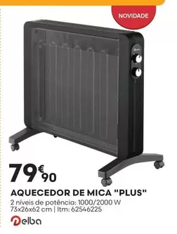 Oferta de Delba - Aquecedor De Mica "plus" por 79,9€ em Bricomarché