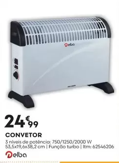 Oferta de Delba - Convetor por 24,99€ em Bricomarché